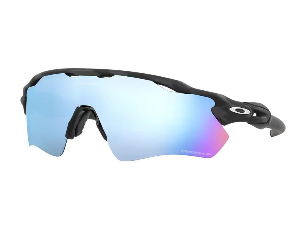 Oakley Radar Ev Path Bisiklet Güneş Gözlüğü Matte Black Camo Prizm Deep Water Polar