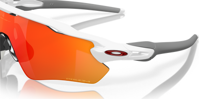 Oakley Radar Home Path Cycling Sunglasses Polished White Prizm Ruby 