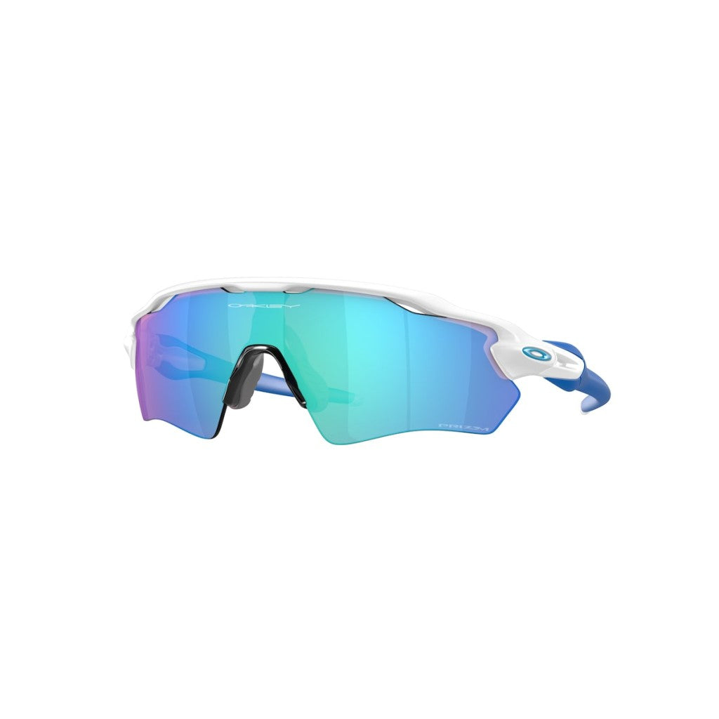 Oakley Radar EV XS Path 0OJ9001 Youth Sunglasses 900126 Matte White Prizm Sapphire