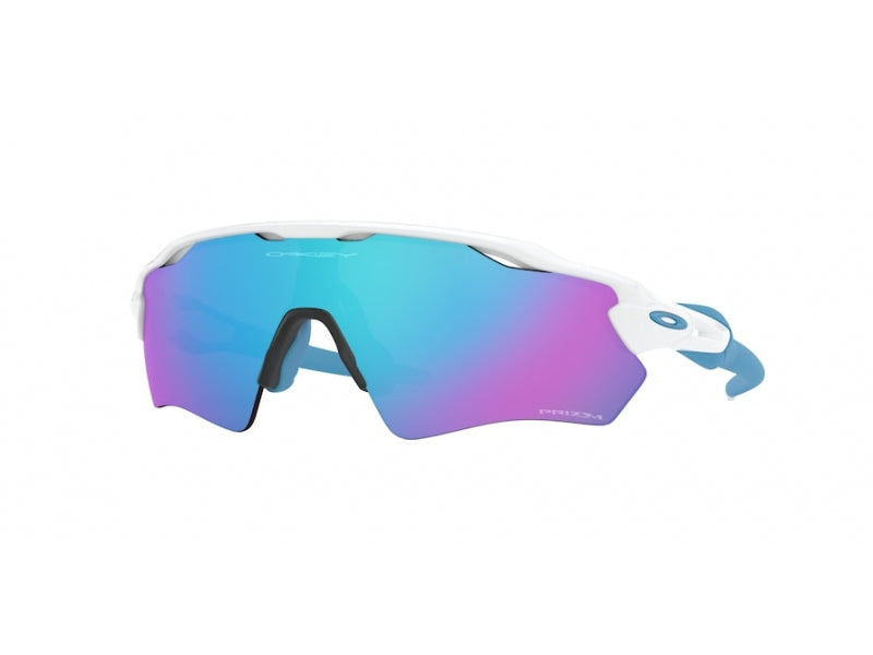 Oakley Radar EV XS Path Çocuk Güneş Gözlüğü J900115 Polished White Prizm Sapphire