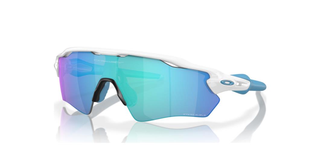 Oakley Radar EV XS Path Çocuk Güneş Gözlüğü J900115 Polished White Prizm Sapphire