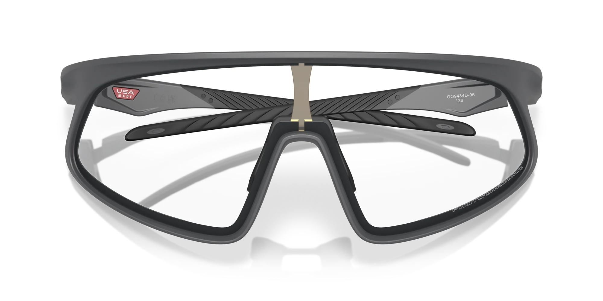Oakley RSLV Photochromic Sunglasses 9484D Matte Carbon Photochromic 948406