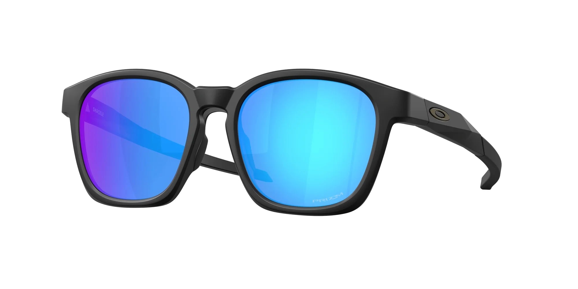 Oakley Shackle Sunglasses 9507D Matte Black Prizm Sapphire 950701 52 Ekartman