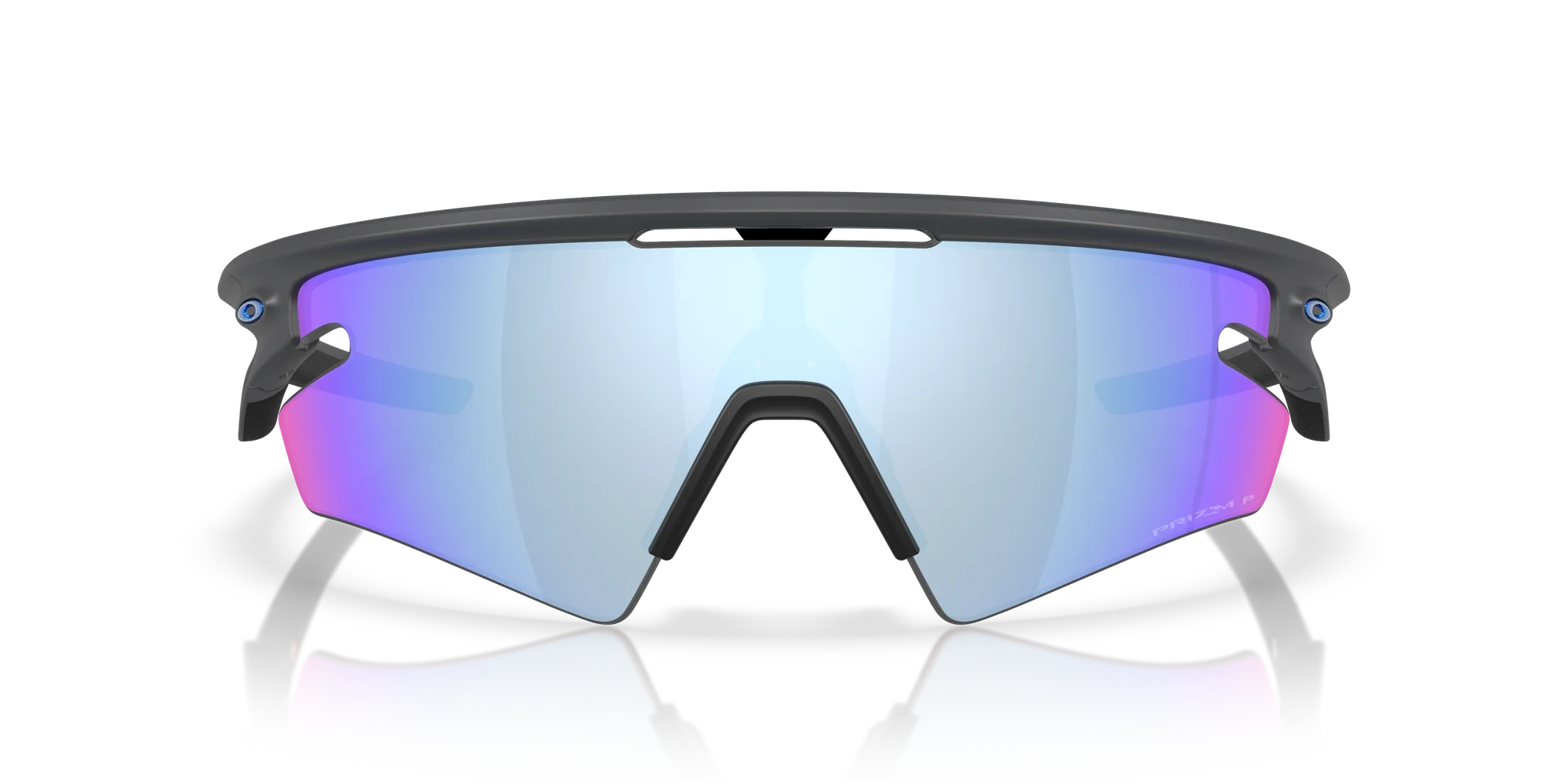 Oakley Sphaera Slash Polarized Sunglasses 949911 Matte Carbon Prizm Deep Water Polar