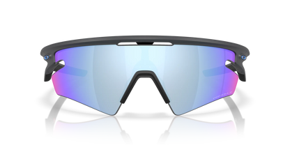 Oakley Sphaera Slash Polarized Sunglasses 949911 Matte Carbon Prizm Deep Water Polar