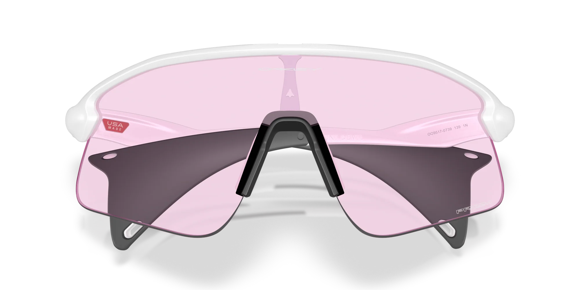 Oakley STUNT DEVIL Sunglasses 951707 Matte White Prizm Low Light