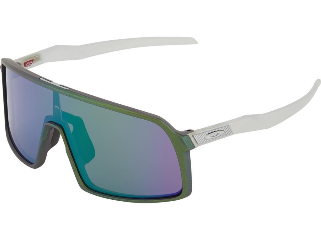 Oakley Sutro Bisiklet Güneş Gözlüğü Matte Silver Green Colorshift Prizm Road Jade