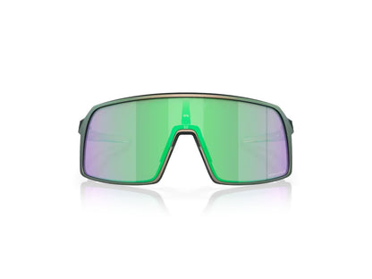 Oakley Sutro Bisiklet Güneş Gözlüğü Matte Silver Green Colorshift Prizm Road Jade