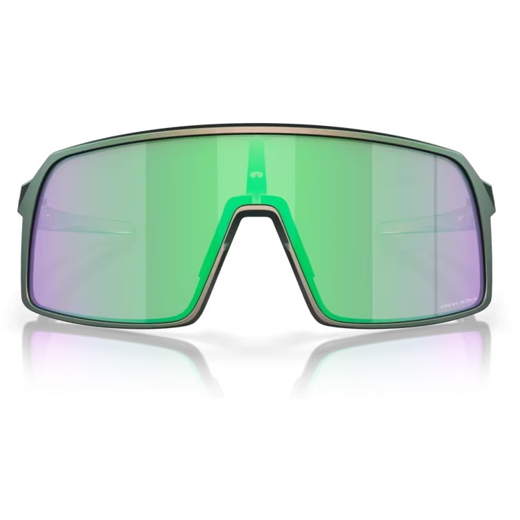 Oakley Sutro Bisiklet Güneş Gözlüğü Matte Silver Green Colorshift Prizm Road Jade