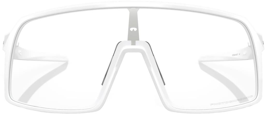 Oakley Sutro Bisiklet Güneş Gözlüğü Matte White Clear Photochromic