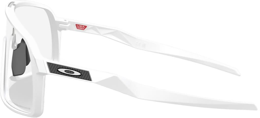 Oakley Sutro Bisiklet Güneş Gözlüğü Matte White Clear Photochromic