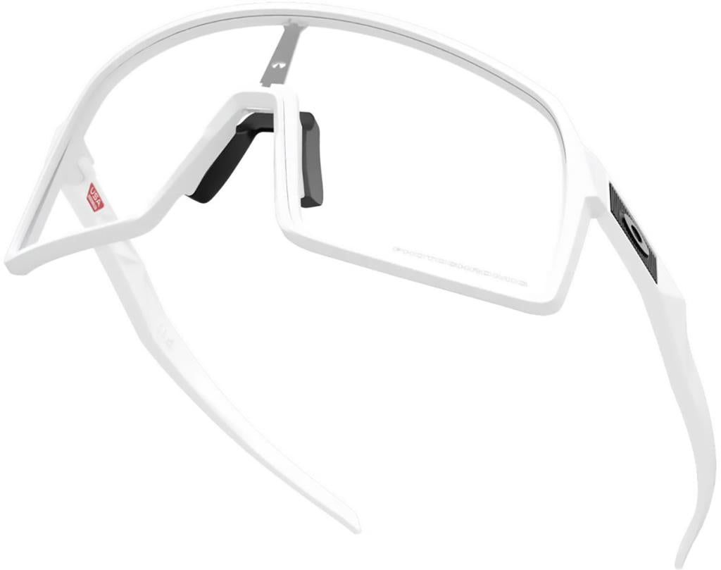 Oakley Sutro Bisiklet Güneş Gözlüğü Matte White Clear Photochromic