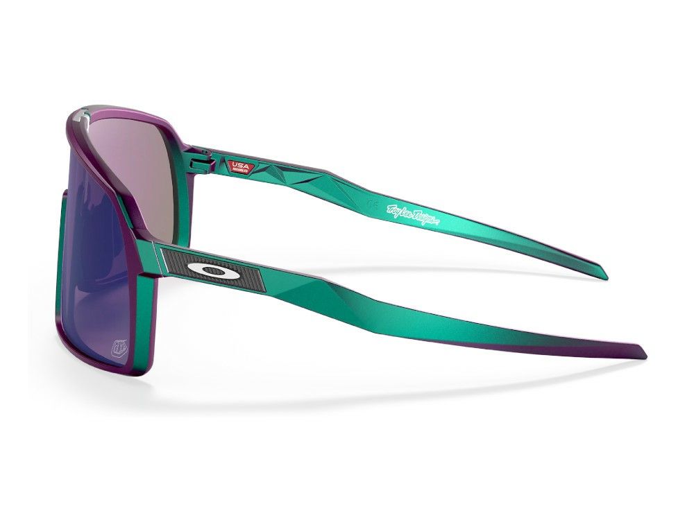 Oakley Sutro Bisiklet Güneş Gözlüğü TroyLeeDesign Matte Purple Green Shift Prizm Jade