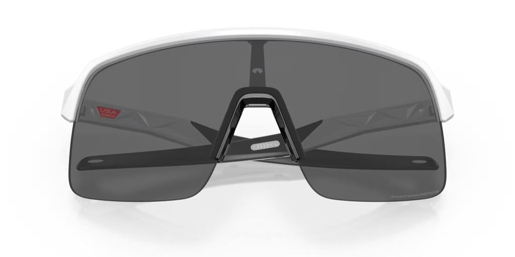 Велосипедные солнцезащитные очки Oakley Sutro Lite матово-белые прозрачные фотохромные