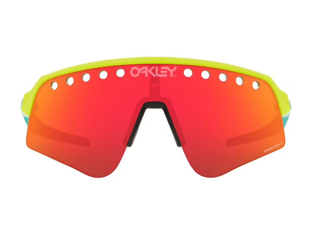 Oakley Sutro Lite Sweep Bisiklet Güneş Gözlüğü Tennis Ball Yellow Prizm Ruby