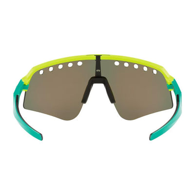 Oakley Sutro Lite Sweep Cycling Sunglasses Tennis Ball Yellow Prizm Ruby 