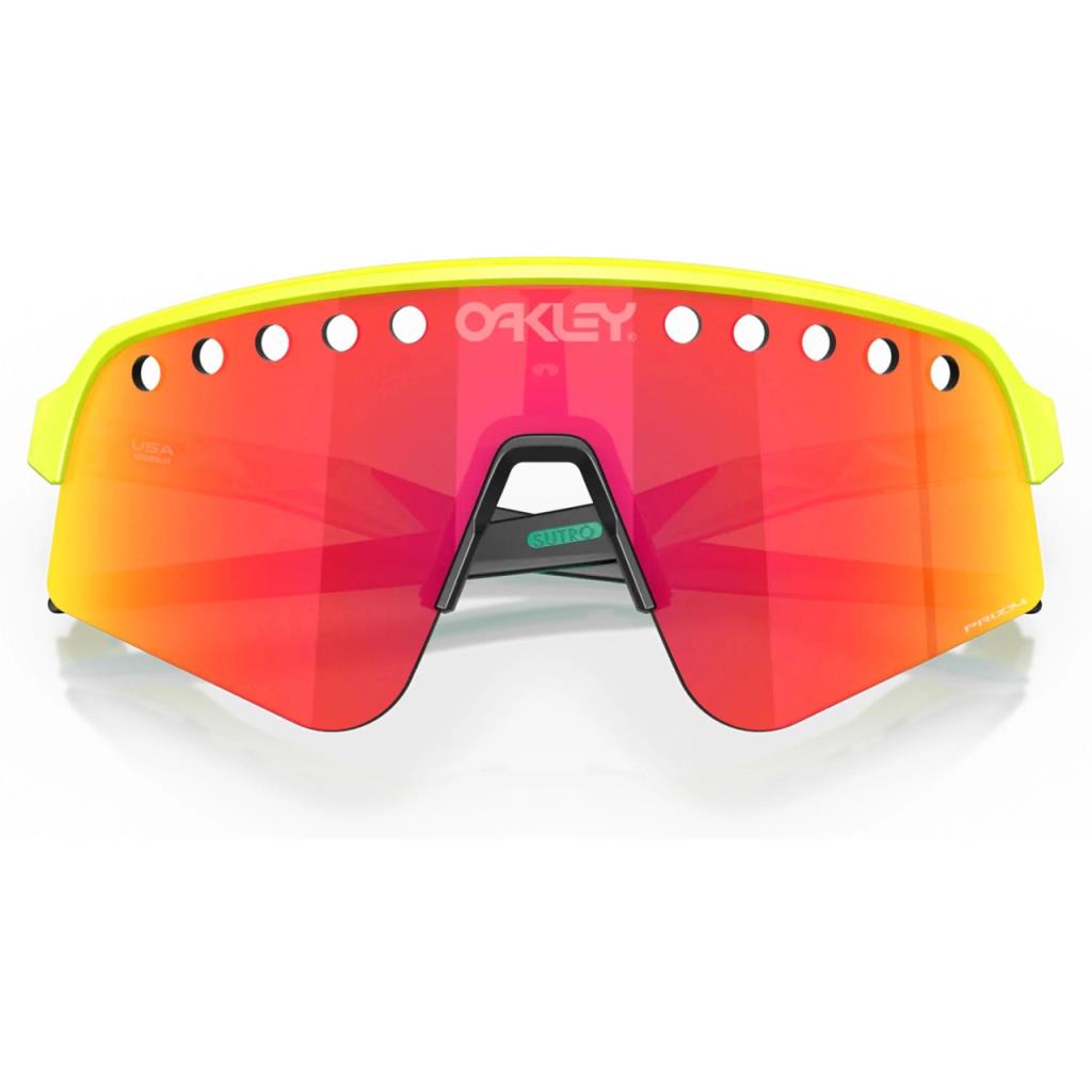 Oakley Sutro Lite Sweep Bisiklet Güneş Gözlüğü Tennis Ball Yellow Prizm Ruby