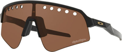 Oakley Sutro Lite Sweep Cycling Sunglasses TLD Matte Black Prizm Tungsten 946519
