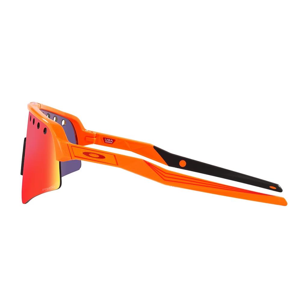 Oakley Sutro Lite Sweep Mathieu van der Poel Özel Seri Bisiklet Güneş Gözlüğü MVDP Orange Sparkle Prizm Road