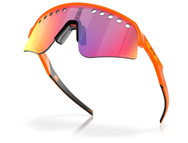 Oakley Sutro Lite Sweep Mathieu van der Poel Özel Seri Bisiklet Güneş Gözlüğü MVDP Orange Sparkle Prizm Road