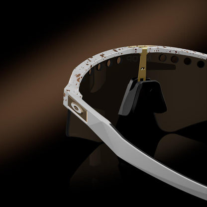 Oakley Sutro Lite Sweep Mathieu van der Poel Special Edition Sunglasses 946533 MVDP Red Gold Splatter Prizm 24K