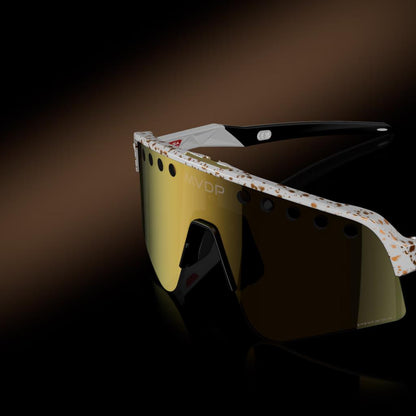 Oakley Sutro Lite Sweep Mathieu van der Poel Special Edition Sunglasses 946533 MVDP Red Gold Splatter Prizm 24K