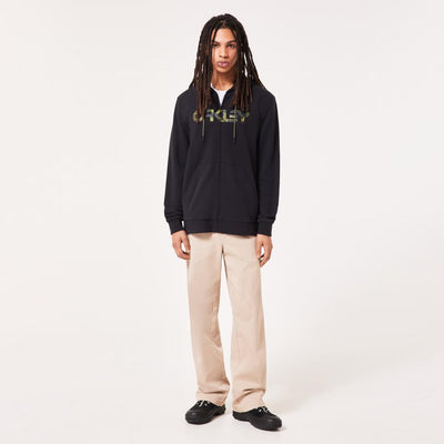 Oakley Teddy Full Zip Hoodie Hooded Sweatshirt FOA403057 03K Black Tiger Mint Camo