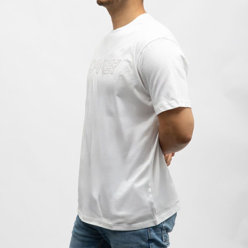 Oakley WIRE B1B Tee Tişört FOA403340 100 White