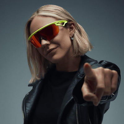 Oakleyt Sphaera Sunglasses 940314 Matte Tennis Ball Yellow CLST Neuron Prizm Ruby