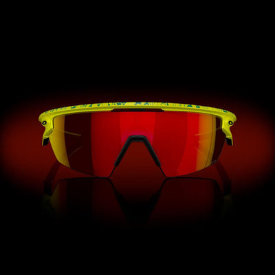 Oakleyt Sphaera Sunglasses 940314 Matte Tennis Ball Yellow CLST Neuron Prizm Ruby