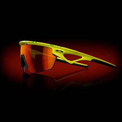 Oakleyt Sphaera Sunglasses 940314 Matte Tennis Ball Yellow CLST Neuron Prizm Ruby