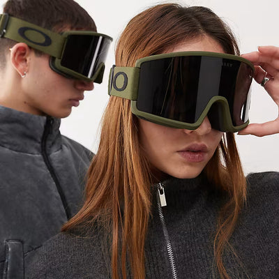 OakleyTarget Line L Goggles 712013 Dark Brush Dark Gray 