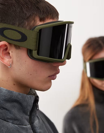 OakleyTarget Line L Goggles 712013 Dark Brush Dark Gray 