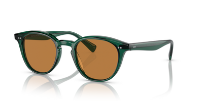 Oliver Peoples Desmon Sunglasses OV5454SU 176353 Translucent Dark Teal Cognac 50 Lens Width 