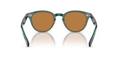 Oliver Peoples Desmon Sunglasses OV5454SU 176353 Translucent Dark Teal Cognac 50 Lens Width 