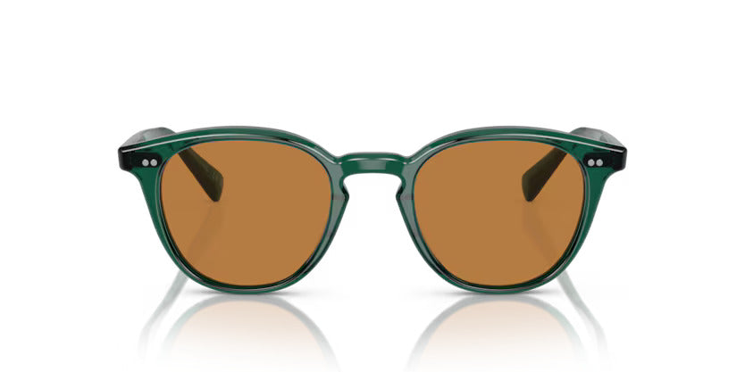 Oliver Peoples Desmon Sunglasses OV5454SU 176353 Translucent Dark Teal Cognac 50 Lens Width 
