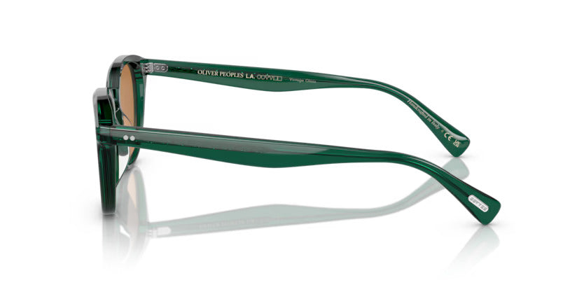 Oliver Peoples Desmon Sunglasses OV5454SU 176353 Translucent Dark Teal Cognac 50 Lens Width 