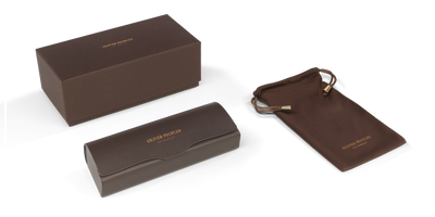 Oliver Peoples Desmon Sunglasses OV5454SU 176353 Translucent Dark Teal Cognac 50 Lens Width 