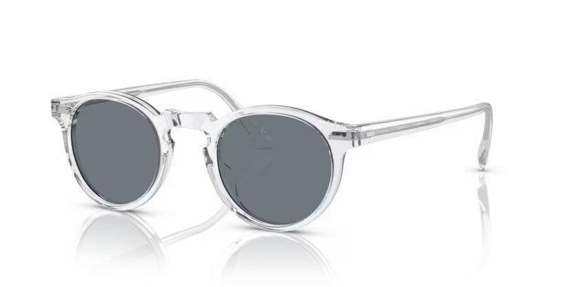 Oliver Peoples Gregory Peck Sun Photochromic Güneş Gözlüğü OV5217S 1101R8 Crystal Crystal Indigo Photochromic 50 Ekartman