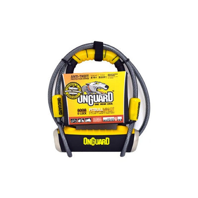 Onguard Anahtarlı U-Kilit 8008 Pıtbull Mini Dt Kablolu