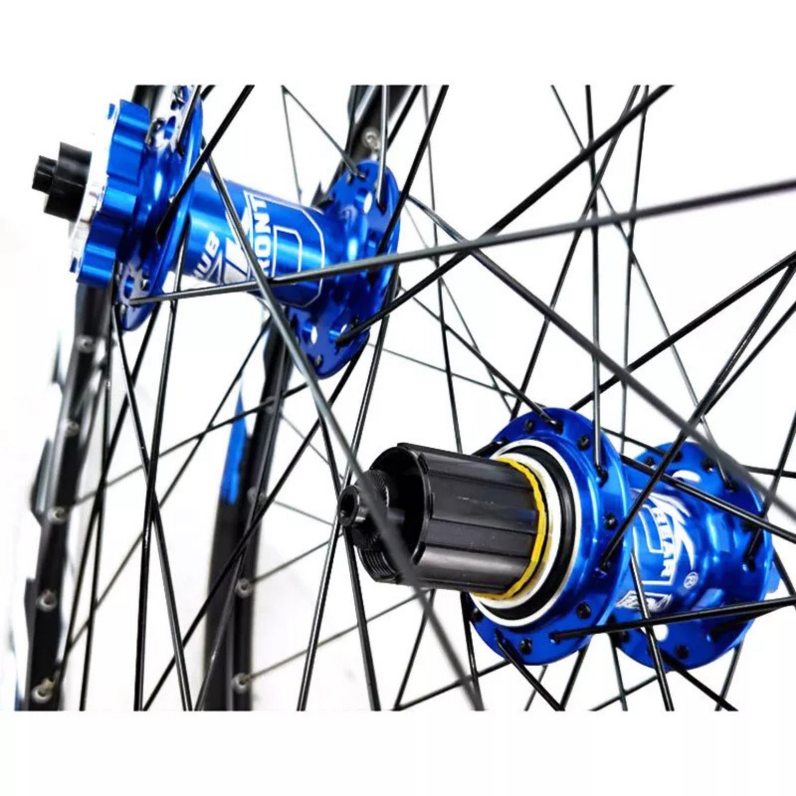 Pasak HB08HG-QR Rulmanlı 6 Vida 32 Delik Ön Arka Göbek Seti Mavi