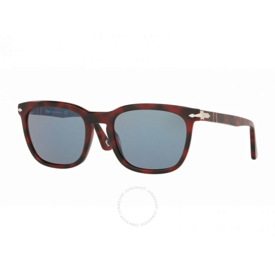 Persol 0PO3193S Sunglasses Red Grid Light Blue 11005655