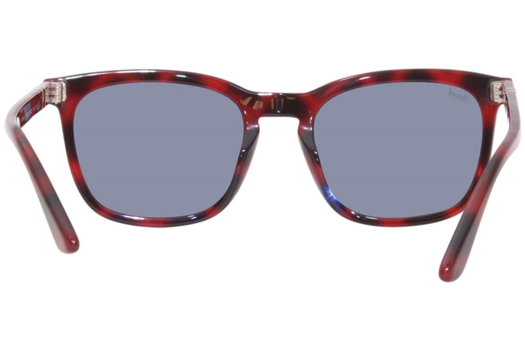 Persol 0PO3193S Sunglasses Red Grid Light Blue 11005655