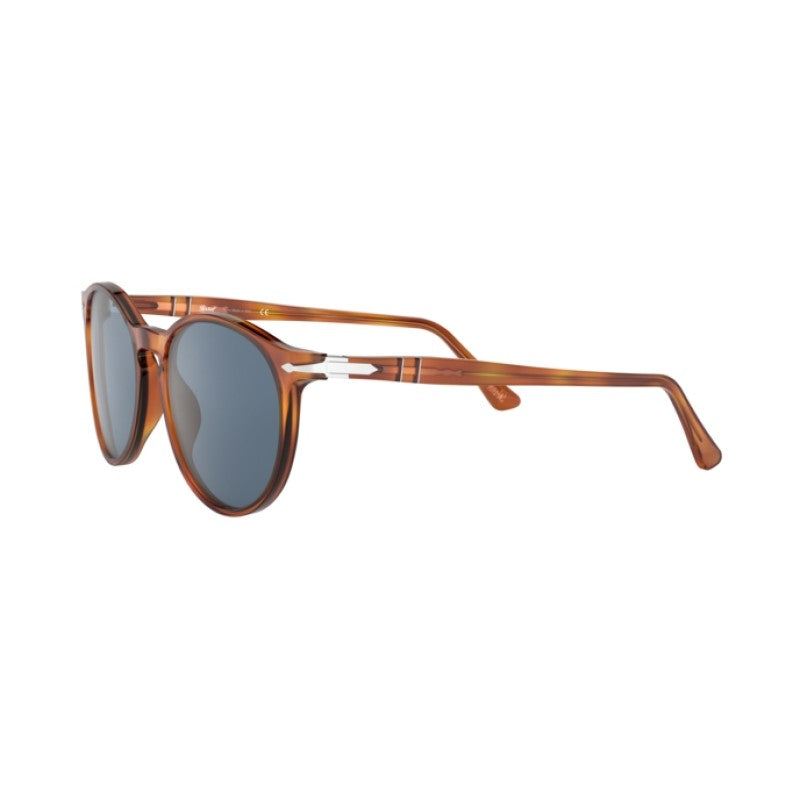 Persol 0PO3228S Sunglasses Terra Di Siena Light Blue 96/56 53