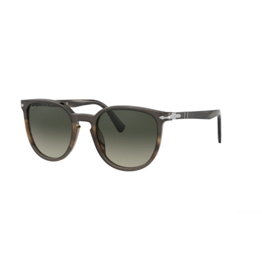 Persol Sunglasses Black Striped Gray Striped Gray 0PO3226S