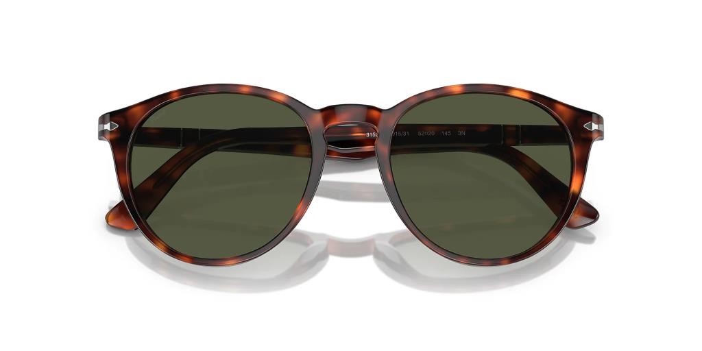 Persol Sunglasses PO 3152S 901531 52 Ekartman Havana Green 