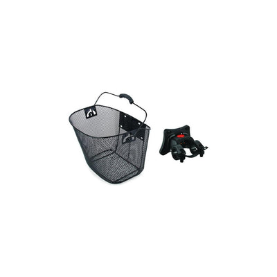 BICYCLE BASKET WITH PLUS APPARATUS COMPATIBLE WITH 31.8MM HANDLEBARS