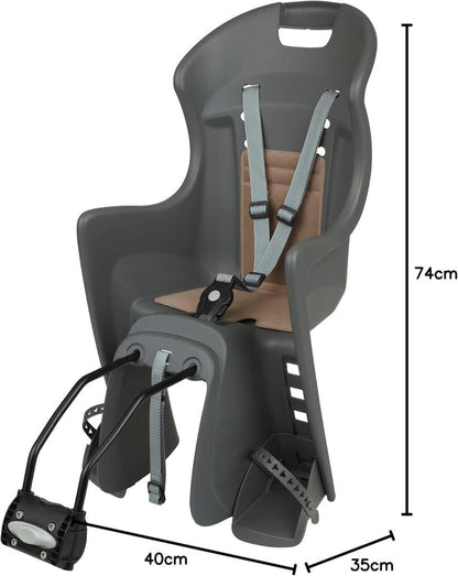 Polisport Dieffe Child Seat with Luggage Mount