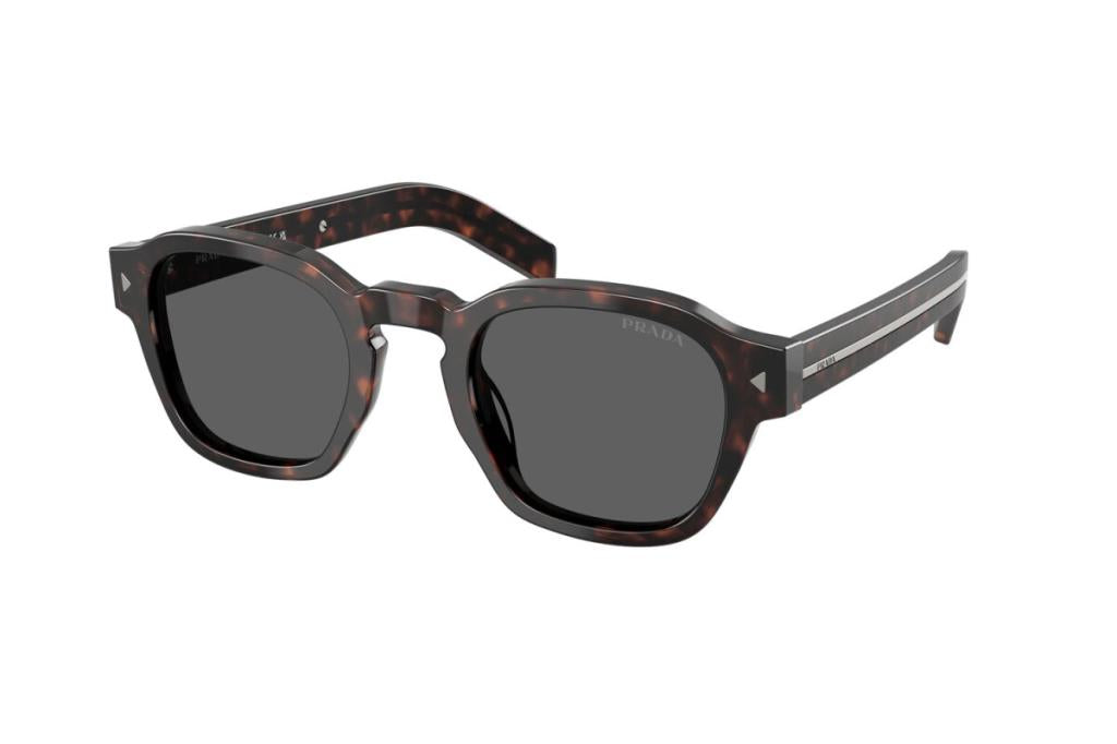 Солнцезащитные очки Prada 0PR A16S 49 Ekartman 17N731 Tartaruga Radica Dark Grey