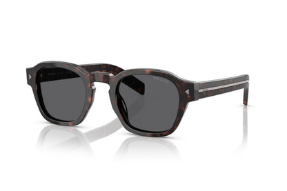Солнцезащитные очки Prada 0PR A16S 49 Ekartman 17N731 Tartaruga Radica Dark Grey